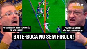 CLIMA ESQUENTOU! ALEX MÜLLER E MAURICIO ROSSI BATEM BOCA POR LANCE DO SPFC!