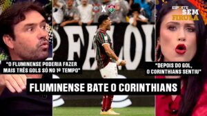 CORINTHIANS COM SEIS JOGOS SEM VENCER: VITÓRIA DO FLUMINENSE DEIXA SITUAÇÃO CRÍTICA NO CAMPEONATO