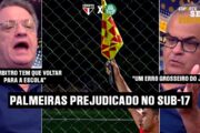 DEU RUIM NA ARBITRAGEM! LANCE BIZARRO NO CLÁSSICO SÃO PAULO X PALMEIRAS