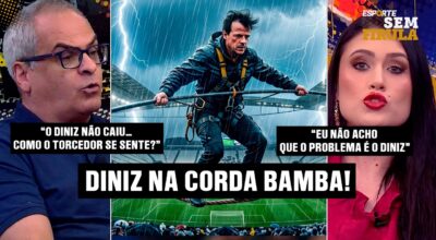 É O FIM DA LINHA PARA FERNANDO DINIZ NO CORINTHIANS? BANCADA ANALISA TÉCNICO NA CORDA BAMBA