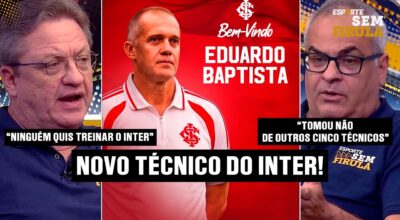 EDUARDO BAPTISTA É O NOVO TÉCNICO DO INTER! MISSÃO: FUGIR DO REBAIXAMENTO!