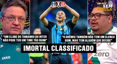 GRÊMIO CLASSIFICADO: INTER EM CRISE NO BRASILEIRÃO?