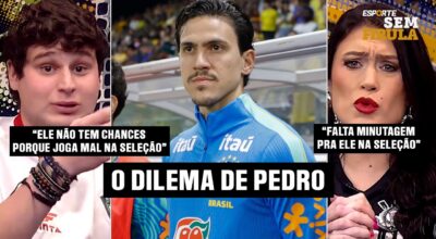 INJUSTIÇA OU ESCOLHA TÁTICA? PEDRO NÃO CABE NO ESQUEMA DE ANCELOTTI NA SELEÇÃO!
