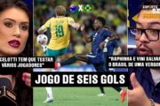 JOGO MALUCO! SEIS GOLS E DUAS VIRADAS NO JOGO DA SELEÇÃO