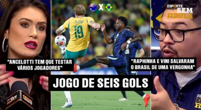 JOGO MALUCO! SEIS GOLS E DUAS VIRADAS NO JOGO DA SELEÇÃO