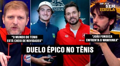 O BRASIL EM QUADRA! O JOGAÇO ENTRE JOÃO FONSECA E A LENDA WAWRINKA