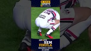 O PAU QUEBROU NO ESTÚDIO!!! O LANCE INUSITADO DO JOGADOR DO SÃO PAULO!