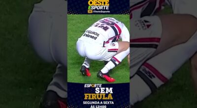 O PAU QUEBROU NO ESTÚDIO!!! O LANCE INUSITADO DO JOGADOR DO SÃO PAULO!