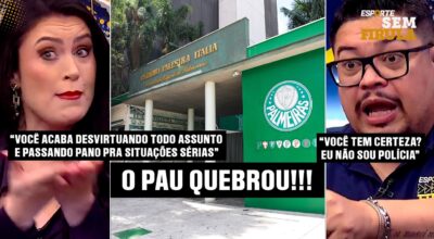 O TEMPO FECHOU: O CASO GRAVE NA SEDE SOCIAL DO PALMEIRAS