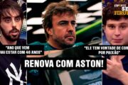 O VELHO LOBO FICA! ALONSO RENOVA COM A ASTON MARTIN E AGITA A FÓRMULA 1 ATÉ 2027!