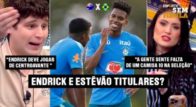 PROVÁVEL BRASIL REVELADO: ANCELOTTI ESCALA ATAQUE GALÁCTICO COM ESTÊVÃO E ENDRICK!