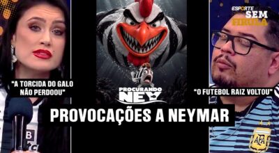 PROVOCAÇÃO PURA! COMO A TORCIDA DO ATLÉTICO-MG INFERNIZOU NEYMAR FORA DAS QUATRO LINHAS
