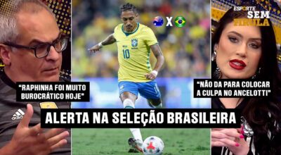 SELEÇÃO BRASILEIRA PREOCUPA: ATUAÇÃO PÉSSIMA E EMPATE AMARGO CONTRA A AUSTRÁLIA!