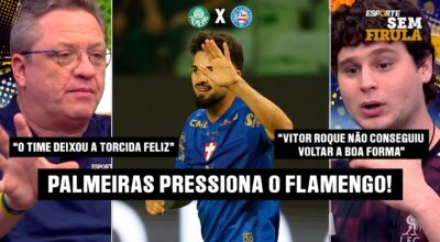 A CAÇA AO LÍDER COMEÇOU! PALMEIRAS VENCE E PRESSIONA O FLAMENGO!