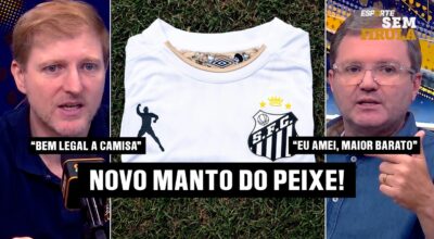 A NOVA CAMISA DO SANTOS CHEGOU! GLAUCO APRESENTA O MANTO E O NOVO VISUAL DE VALDERRAMA