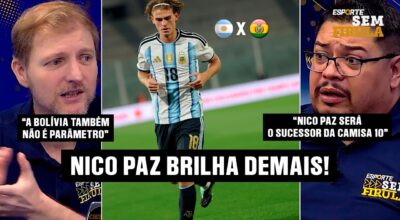 BAILE DA ARGENTINA: NICO PAZ BRILHA EM GOLEADA DE 4 A 0 SOBRE A BOLÍVIA!