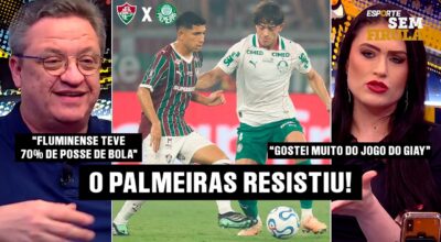 LIBERTADORES EM CHAMAS! FLU FOI PRA CIMA, MAS A EFICIÊNCIA DO PALMEIRAS DEFINIU O JOGAÇO