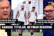 NEYMAR NO BANCO DE RESERVAS?! O PLANO DO SANTOS CONTRA O FLAMENGO!