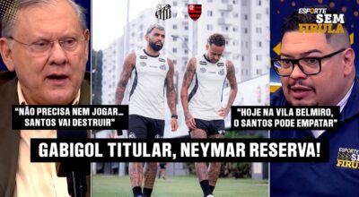 NEYMAR NO BANCO DE RESERVAS?! O PLANO DO SANTOS CONTRA O FLAMENGO!