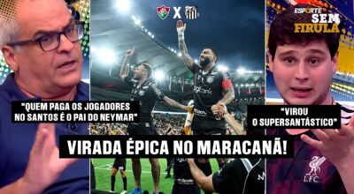 NINGUÉM ESPERAVA! SANTOS BUSCA O 2×1 E CALA O MARACANÃ!