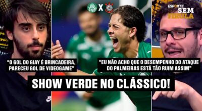 QUE SHOW! GIAY BRILHA, PALMEIRAS FAZ 4X1 NO CORINTHIANS E DOMINA O CLÁSSICO