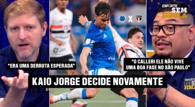 SPFC PERDE PARA CRUZEIRO, KAIO JORGE MARCA NOVAMENTE E FASE RUIM DE DORIVAL JR.