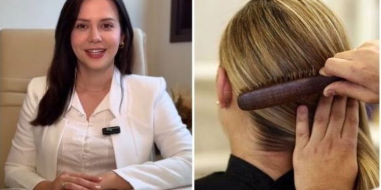 Saiba como alguns penteados podem te causar Alopecia de Tração e cuide dos seus fios / Foto: (Fonte/Instagram @larissacrestani.dermato / Pinterest)