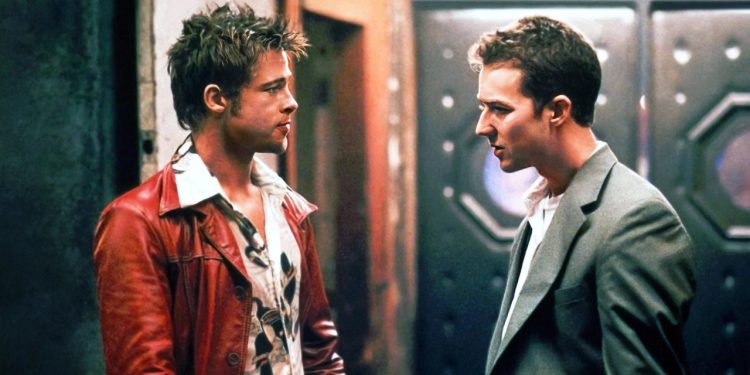 Cena do filme Clube da Luta (Fight Club, 1999) – Fonte: 20th Century Fox / Fox 2000 Pictures; New Regency Productions; Linson Films; Atman Entertainment; Knickerbocker Films; Taurus Film