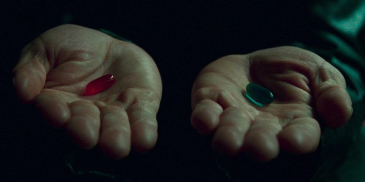 Cena do filme Matrix - Fonte: Warner Bros. Pictures / Village Roadshow Pictures e Silver Pictures