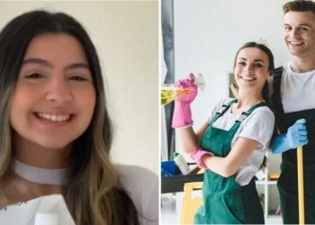 Sabrina, "Usando a regra dos 20 min para uma casa limpa e cheirosa"