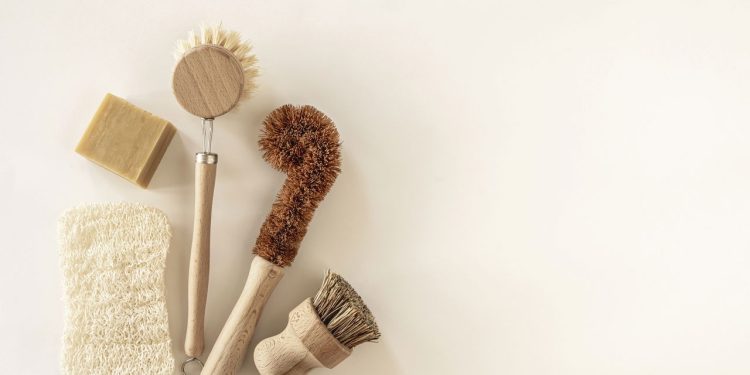 Trocar a esponja por bambu é mais do que limpeza
