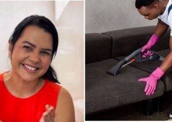 Juliana Feitoza, "Sofá limpo e cheiroso"
