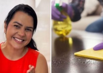 Juliana Feitoza, "Mistura caseira que limpa e dá brilho"