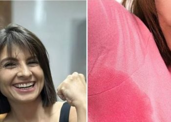 Talita Cavalcante, "Como tirar mancha de desodorante?"