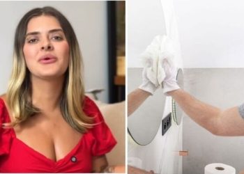 Vitória, "Como fazer misturinha que blinda espelhos e vidros de marcas de dedos?"