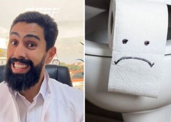 Hussein Awada, médico "Você usa papel para limpar quando faz cocô?"