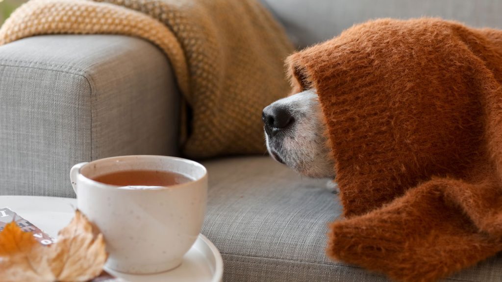 A melhor forma de proteger seu cão do frio enquanto ele dorme