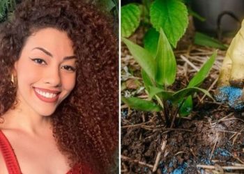 Alexandra, jardineira "Esse adubo vai deixar seu jardim lindo"