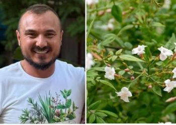 Murilo Soares, jardineiro "Planta perfumada e com muitas flores"