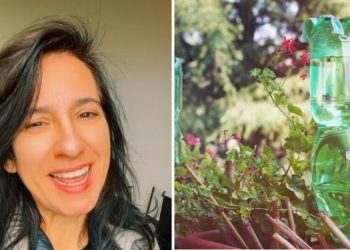 Simone, jardineira "Viaje tranquilo e deixe suas plantas irrigadas com esse truque"