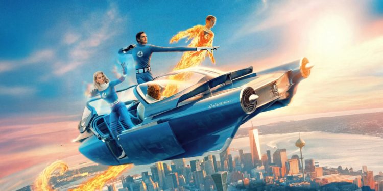 Cena do filme Quarteto Fantástico: Primeiros Passos (The Fantastic Four: First Steps) (2025) – Fonte: Walt Disney Studios Motion Pictures (distribuição global nos cinemas; futuro lançamento em plataformas digitais) / Marvel Studios; 20th Century Studios (produção); Kevin Feige, Mitch Bell (coprodução executiva)