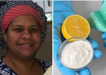Mônica Pereira, "Desengordurante e branqueador com limão e água oxigenada"