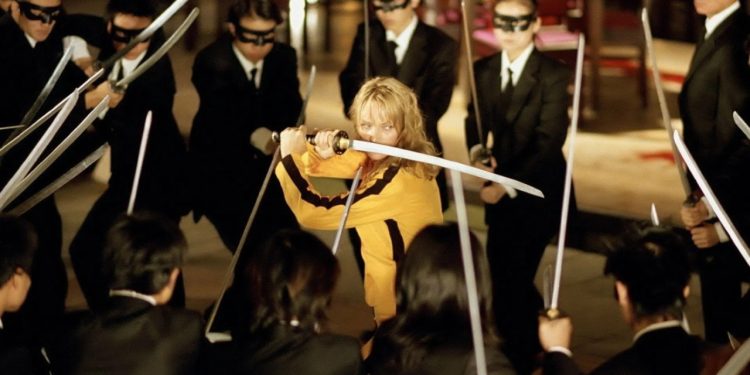 Cena do filme Kill Bill: Volume 1 (2003) – Fonte: Miramax Films (distribuição EUA) / A Band Apart; Production I.G; Miramax Films (produção)