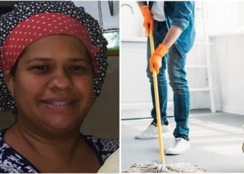 Mônica Pereira, "Limpa piso caseiro simples e eficaz"