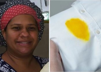 Mônica Pereira, "Como tirar manchas amareladas de roupas brancas sem esfregar?"