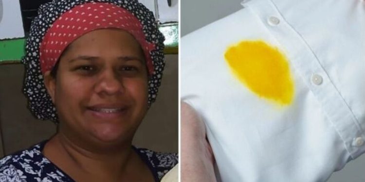 Mônica Pereira, "Como tirar manchas amareladas de roupas brancas sem esfregar?"
