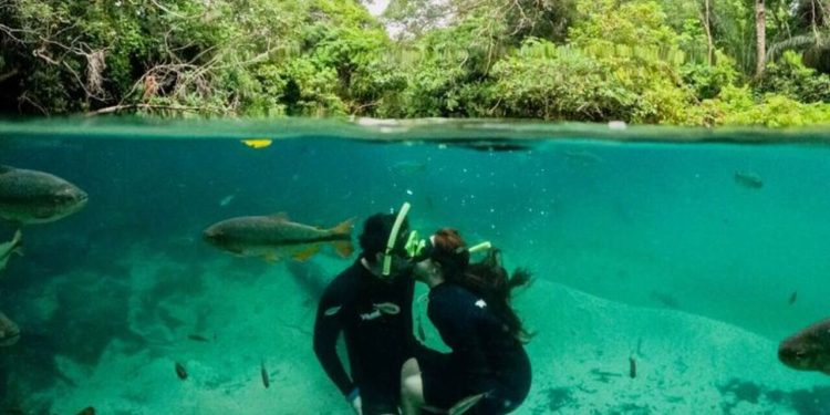 Essa lagoa de MS tem mergulho em águas invisíveis