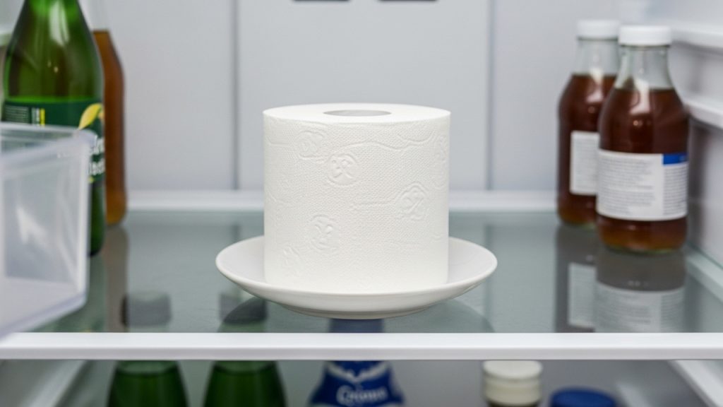 Por que tantas pessoas estão colocando papel higiênico dentro da geladeira