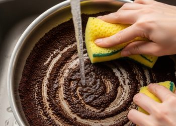 O truque caseiro que usa algo simples da cozinha para limpar panelas com eficiência e ainda garante economia em casa