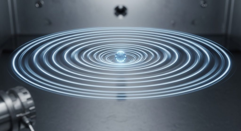 Físicos controlam a levitação quântica de nanopartícula e fazem sua onda se expandir